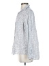 Grayson 100% Linen Polka Dots Silver Long Sleeve Blouse Size XS (1) - photo 5