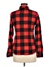 Passport 100% Polyester Plaid Red Long Sleeve Blouse Size M - photo 2