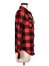 Passport 100% Polyester Plaid Red Long Sleeve Blouse Size M - photo 4