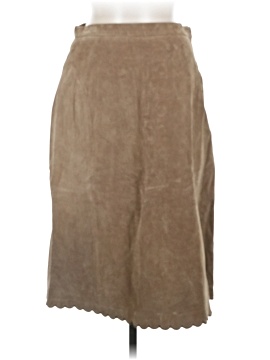 Terry Lewis Leather Skirt