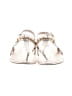 Stuart Weitzman 100% Leather Silver Sandals Size 8 - photo 2
