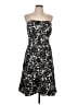 J.Crew 100% Silk Print Black Cocktail Dress Size 12 - photo 1