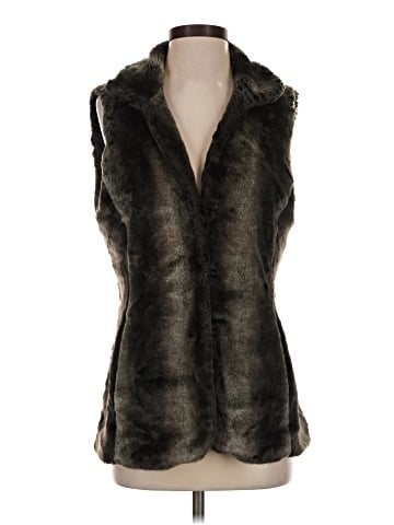 Via Spiga Faux Fur Vest (view 1)