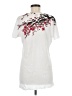 Assorted Brands 100% Cotton Floral White Short Sleeve T-Shirt Size M - photo 2