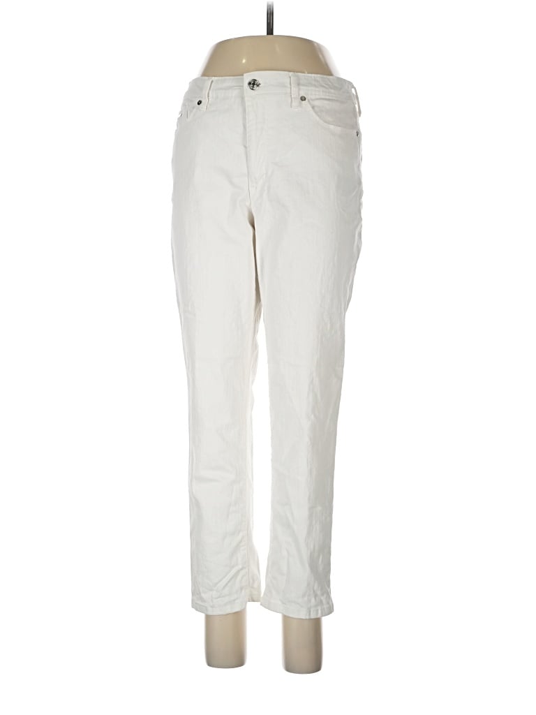 Pre-owned Nine West Jeans In Ivory