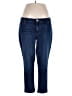 Flawless Solid Blue Jeans Size 16 - photo 1