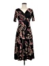 Evan Picone Paisley Black Cocktail Dress Size 6 - photo 1