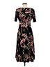 Evan Picone Paisley Black Cocktail Dress Size 6 - photo 2