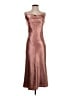 Birdy Grey 100% Polyester Solid Metallic Brown Cocktail Dress Size S - photo 1