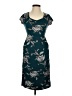 Loveappella Print Teal Casual Dress Size XS - photo 1
