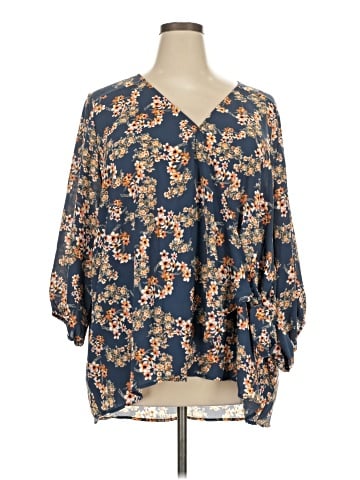 West Kei 3/4 Sleeve Blouse (view 1)