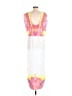 6 Shore Road 100% Polyester Graphic White Casual Dress Size Med - Lg - photo 2