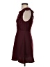 BCBGeneration 100% Polyester Hearts Burgundy Cocktail Dress Size 2 - photo 5