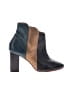 Nina Payne Color Block Teal Ankle Boots Size EU 39 - photo 1
