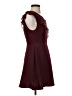 BCBGeneration 100% Polyester Hearts Burgundy Cocktail Dress Size 2 - photo 4