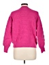 Shein Solid Pink Pullover Sweater Size L - photo 2