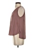 Elodie 100% Polyester Brown Sleeveless Blouse Size S - photo 5