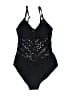 Robin Piccone Stars Black One Piece Swimsuit Size 8 - photo 1
