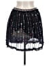 Love Sam Solid Black Casual Skirt Size 28 waist (estimated) - photo 2