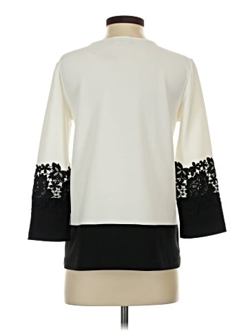 Karl Lagerfeld Paris 3/4 Sleeve Top (view 2)