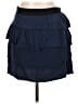 Ella Moss Solid Blue Casual Skirt Size L - photo 2