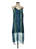 Jealous Tomato 100% Polyester Stripes Blue Casual Dress Size S - photo 1