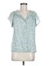 Rails Green Short Sleeve Blouse Size M - photo 1