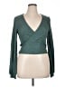 Zaful Green Long Sleeve Top Size XL - photo 1