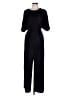ASOS 100% Polyester Solid Black Jumpsuit Size 10 - photo 1
