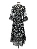 CAbi 100% Polyester Print Black Casual Dress Size XS - photo 2
