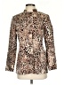 Chico's Animal Print Gold Jacket Size Sm (0) - photo 1