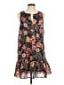 Lovestitch Floral Black Casual Dress Size M - photo 1