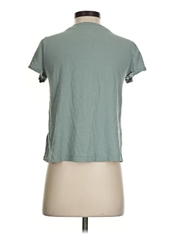 Madewell Softfade Cotton V-Neck Crop Tee (view 2)