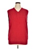 Nautica 100% Cotton Red Sweater Vest Size XL - photo 1