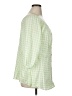 Torrid Checkered-gingham Green 3/4 Sleeve Blouse Size 1X Plus (1) - photo 4
