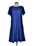 Unbranded Polka Dots Blue Casual Dress Size L - photo 1