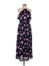 Lush 100% Polyester Floral Blue Casual Dress Size M - photo 1