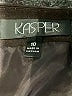 Kasper 100% Polyester Solid Brown Formal Skirt Size 10 - photo 4