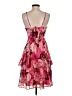 Crystal Doll 100% Polyester Floral Pink Cocktail Dress Size 5 - photo 2