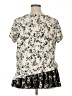 Assorted Brands Ivory Short Sleeve Blouse Size 1X - photo 2