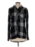 Rails 100% Rayon Plaid Black Long Sleeve Button-Down Shirt Size L - photo 1