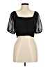 Altar'd State 100% Polyester Black Short Sleeve Top Size M - photo 1