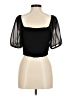Altar'd State 100% Polyester Black Short Sleeve Top Size M - photo 2