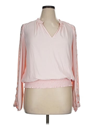 White House Black Market 3/4 Sleeve Blouse (view 1)