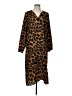 Unbranded Animal Print Brown Casual Dress Size L - photo 1