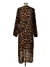 Unbranded Animal Print Brown Casual Dress Size L - photo 2