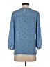 Assorted Brands 100% Polyester Blue 3/4 Sleeve Blouse Size XS - photo 2