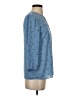 Assorted Brands 100% Polyester Blue 3/4 Sleeve Blouse Size XS - photo 4