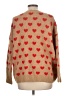 Vince Camuto Hearts Tan Pullover Sweater Size L - photo 2