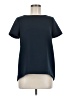 Lands' End Canvas 100% Polyester Blue Short Sleeve Top Size 6 - photo 1